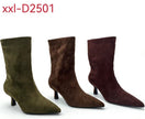 Pointed-toe stiletto ankle boots（XXL-D2501）