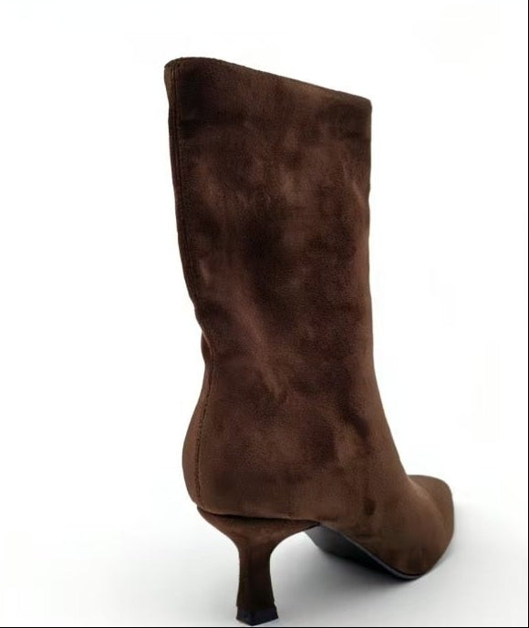 Pointed-toe stiletto ankle boots（XXL-D2501）