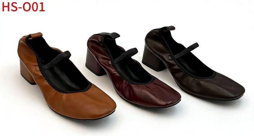 Mid-heel ballet shoes（HS-Q01）
