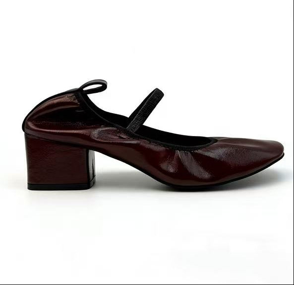 Mid-heel ballet shoes（HS-Q01）