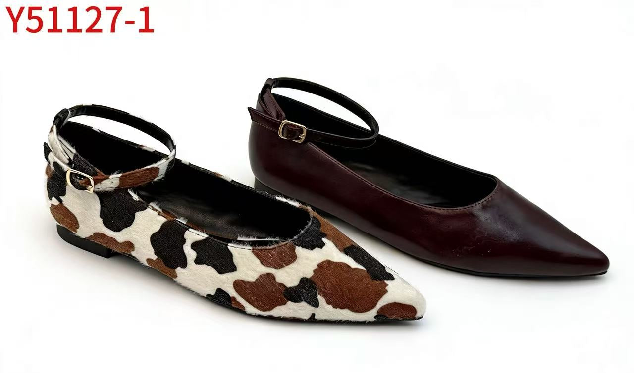 Pointed-toe flat shoes（Y51127-1）
