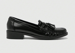 Classic Patent Leather Fringe Loafers（250926-1）